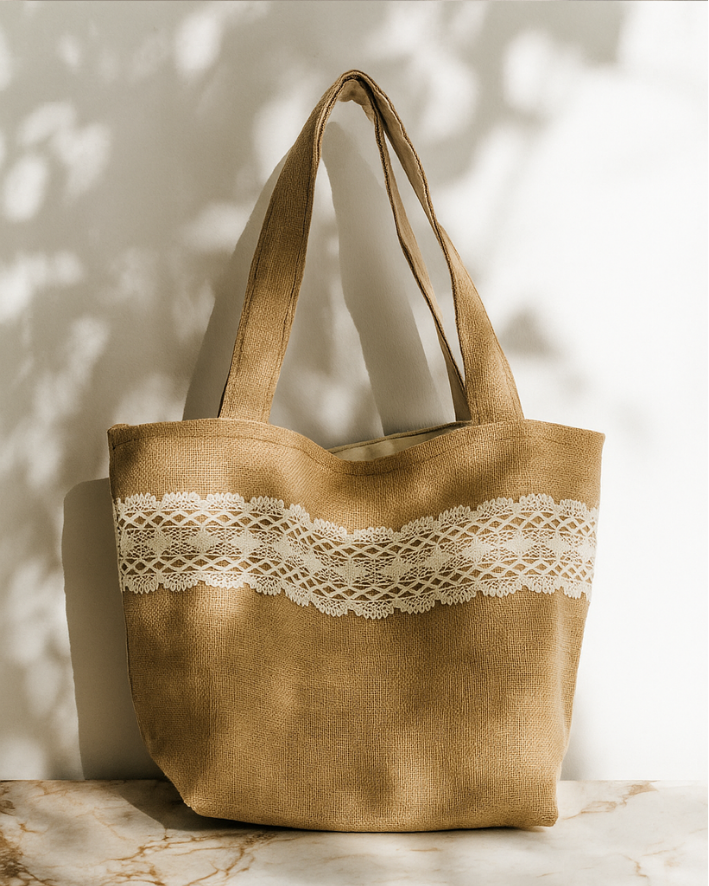 JUTE FANCY HAND BAG 10